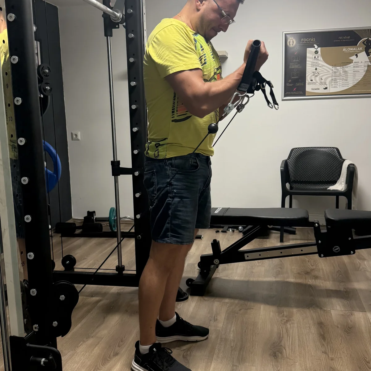 Konditerem edzés közben